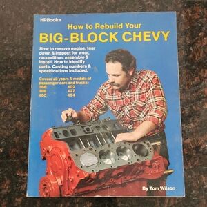 Vintage How to Rebuild Your Big-Block Chevy Book